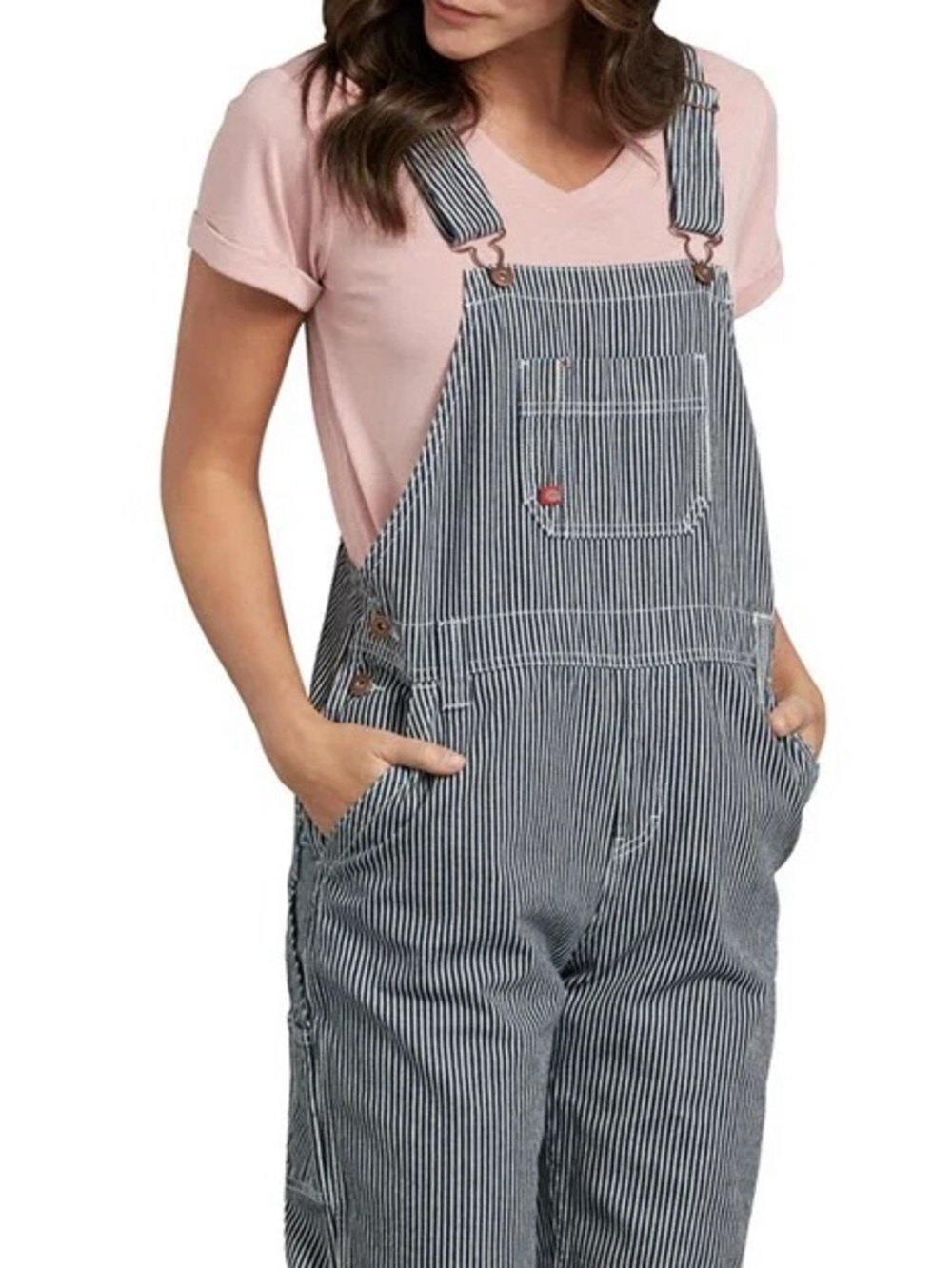 NWT Dickies Stripe Overalls